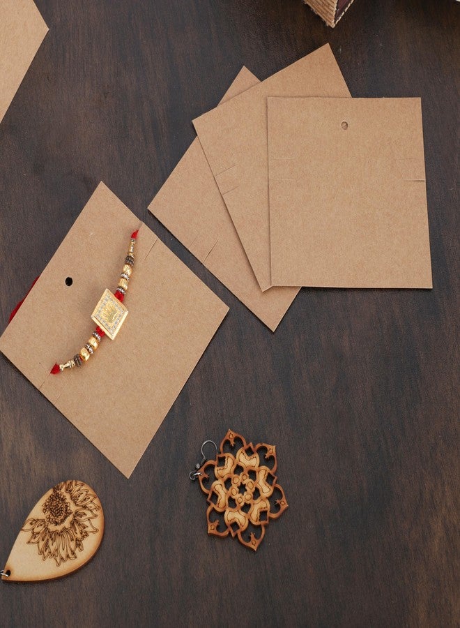 Zenomia Bracelet Jewelery Display Card Rakhi card, Chaqin Display Card 50pcs 3.5 x 3.5in - Image 2